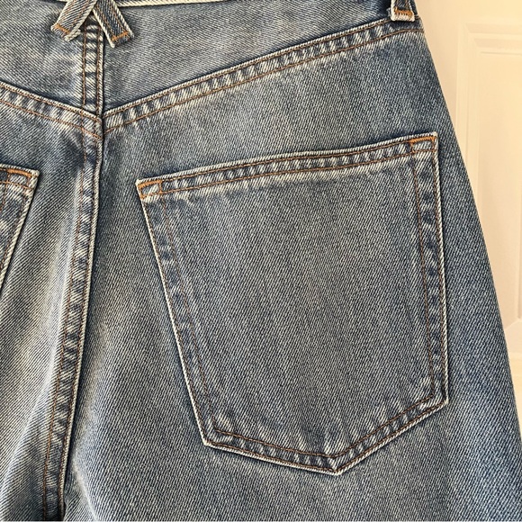 NWT Alex Mill Carla High Rise Straight Jeans (Vintage Light Wash) - Picture 9 of 14